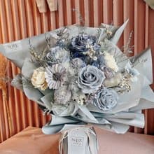 蔚藍海岸 永生花束 求婚 生日 畢業