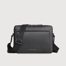 【滿3999送鑰匙圈】紐瓦斯 橫式斜背包-黑色/BF534-62-BK