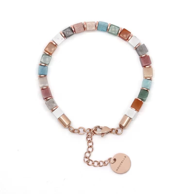 【NOUVELLE】Rubik's | Treasure | 多彩水晶手鍊