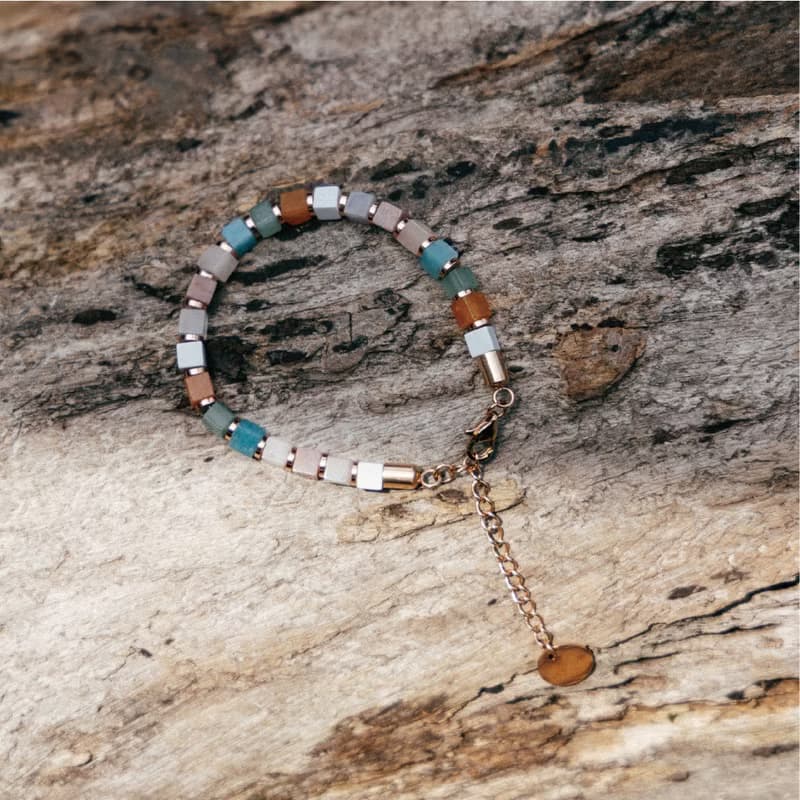 【NOUVELLE】Rubik's | Treasure | 多彩水晶手鍊