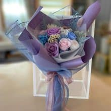 永生玫瑰花束 畢業花束 情人節花束 韓式花束 祝賀 禮物