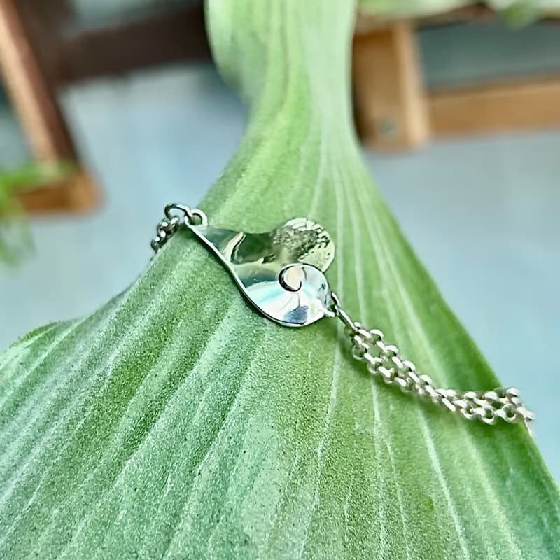 鼠來寶-十二生肖彌月動物手鍊,手作的詩小朋友的第一個純銀手鍊