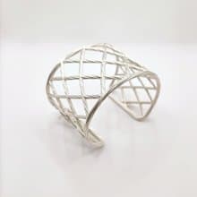 The twine 純銀編織手環