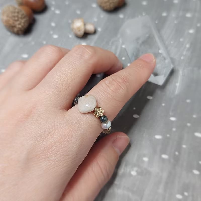 暖暖戒指 | 金沙太陽石 | 母礦鈦晶 |