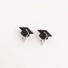 畢業四方帽 袖扣 SQUARE ACADEMIC CAP CUFFLINK