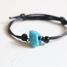 天然藍磷灰石手鍊 礦石手環 水晶手繩 情侶手繩 朋友手繩