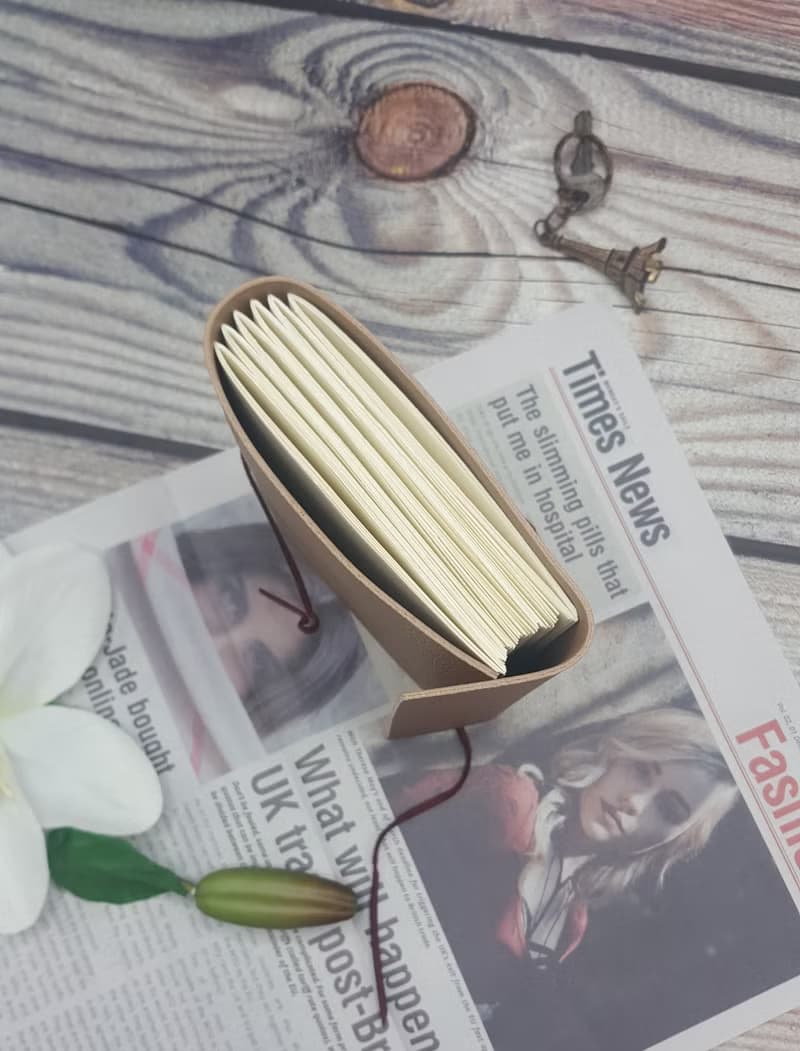 Pharaoh Inspired Stitching Journal - Tan
