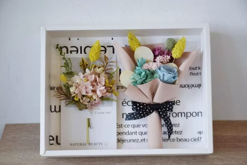 永生花束花卡禮盒