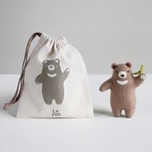 樂洋・好好玩羊毛氈材料包-巧克力熊貝兒