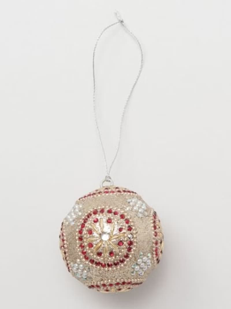 Glitter Ball Christmas Ornaments