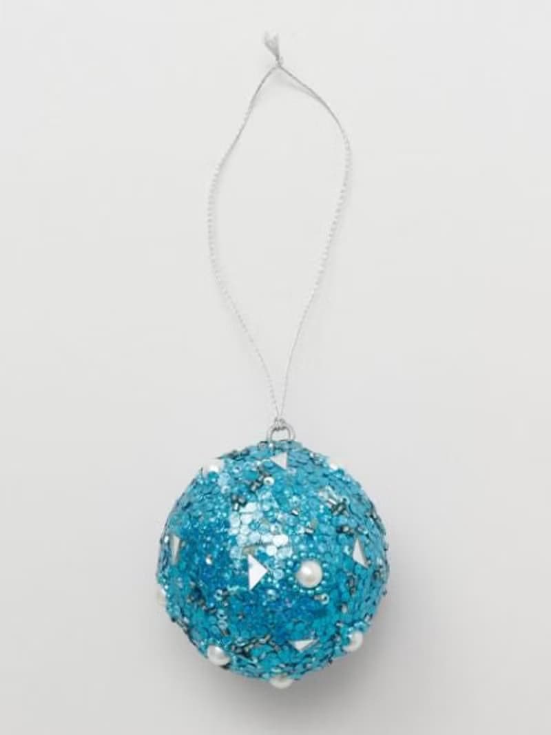 Glitter Ball Christmas Ornaments