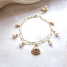 島國夢境系列 - 貝殼珍珠手鍊