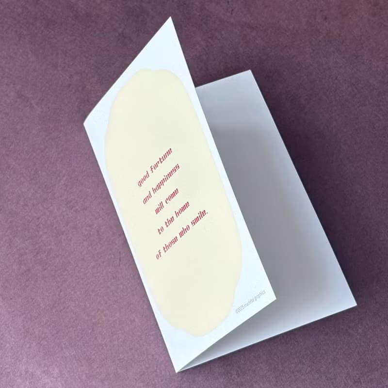 【數位】笑う門には福を呼ぶ、招き猫のカード - デジタルデータ