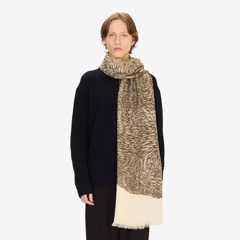 【INOUI EDITIONS】WALTER 羊毛圍巾100 - 白