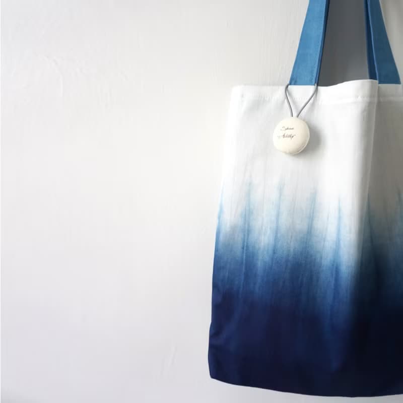 S.A x Spruce Forest 藍染杉樹林自然圖案托特包