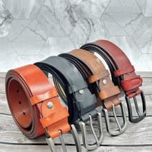 100% 牛皮手工牛仔加長皮帶 | 頭層牛皮 | 加厚植鞣純牛皮