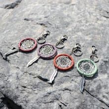 夢想起飛II丨手作 畢業禮物 捕夢網鑰匙圈 吊飾