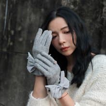 unni璀璨奪目羊毛手套(禦寒.保暖.觸屏)擋風 滑雪 絨毛 gloves 羊