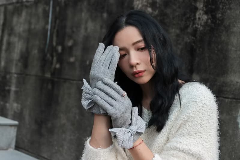 unni璀璨奪目羊毛手套(禦寒.保暖.觸屏)擋風 滑雪 絨毛 gloves 羊
