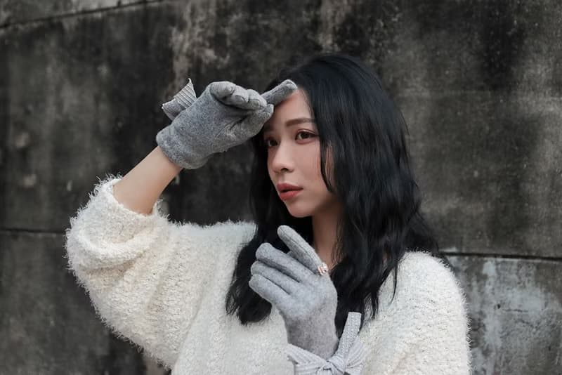 unni璀璨奪目羊毛手套(禦寒.保暖.觸屏)擋風 滑雪 絨毛 gloves 羊