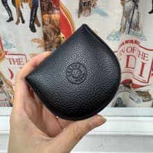 中古正品 Celine 荔枝皮真皮零錢包 皮革收納包 送禮
