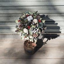 乾燥聖誕花樹-57cm