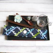 環保餐具組 餐具套 筷子套、餐具布套 飲管袋 CH-002