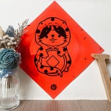 蛇年 福吉 招財貓 新年快樂 恭喜發財 春聯 方斗 節慶_洛可可草莓