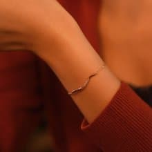 點水細緻純銀手鍊 (兩色可選) | The Dressing Room