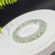 天然沙弗萊圓珠手釧 7.5mm 療愈 幸福 活力