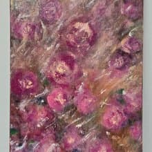 【夏.豔】壓克力畫/丙烯抽象/療癒藝術畫/心靈能量/原創手繪/送禮