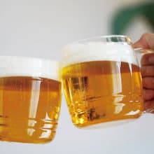(單個價) 620cc 日本HARIO 酒桶型玻璃啤酒杯 日本製 酒桶杯刻字