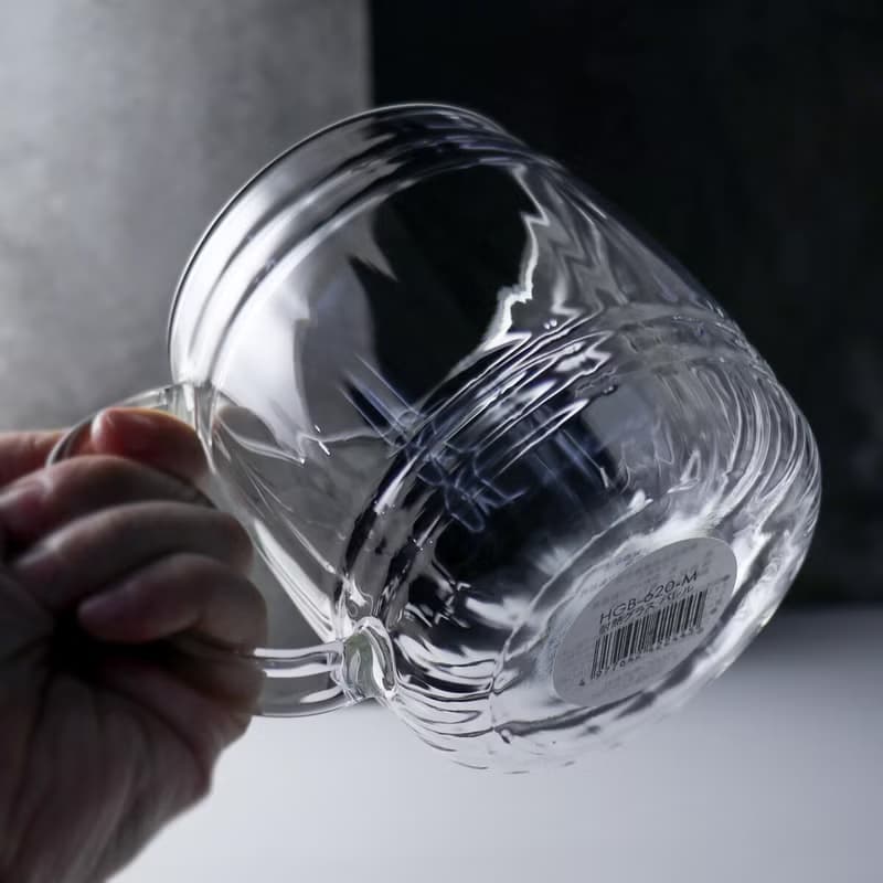 (單個價) 620cc 日本HARIO 酒桶型玻璃啤酒杯 日本製 酒桶杯刻字