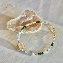 │輕奢│淡水傳說 • 天然石 • 手鍊 • 美國14K注金 • 14kgf