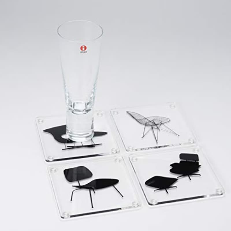 美國 MoMA 伊姆斯杯墊 亞克力杯墊隔熱墊 家用咖啡杯杯墊裝飾墊