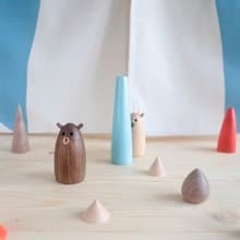 小黑熊 小白熊 調味罐 香料瓶