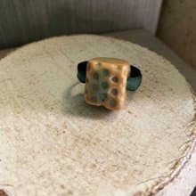 戒指 日本白瓷 自然釉色 無限看不膩色調 真皮革 自然系列