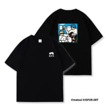 matusi DOGS 台灣限定T恤 - 露營款 (黑色)