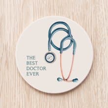 best doctor 聽診器杯墊, 感謝醫師禮物 實習醫師 授袍 醫學生