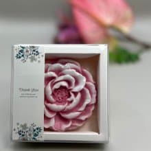 嬌妍牡丹花 香氛手工皂 採用英國Jo Malone 英國梨與小蒼蘭香味