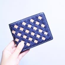 織皮4咭位相片短夾 好好縫 皮革材料包 意大利 植鞣 銀包 情人節