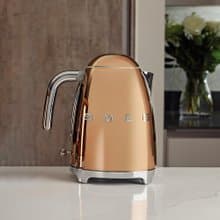 【SMEG】義大利大容量1.7L電熱水壺-玫瑰金