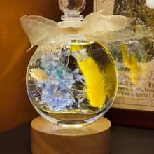 嵐緹花香室 永生花浮游花燈 生日禮物/伴手禮/永生花/乾燥花