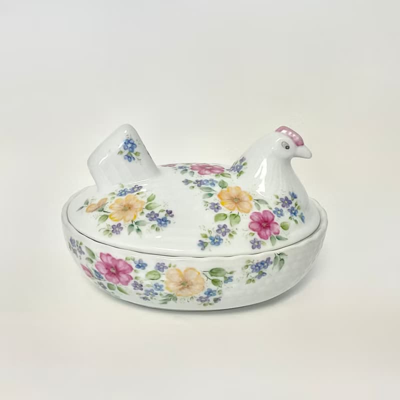 ニワトリの磁器のキッチンジャー