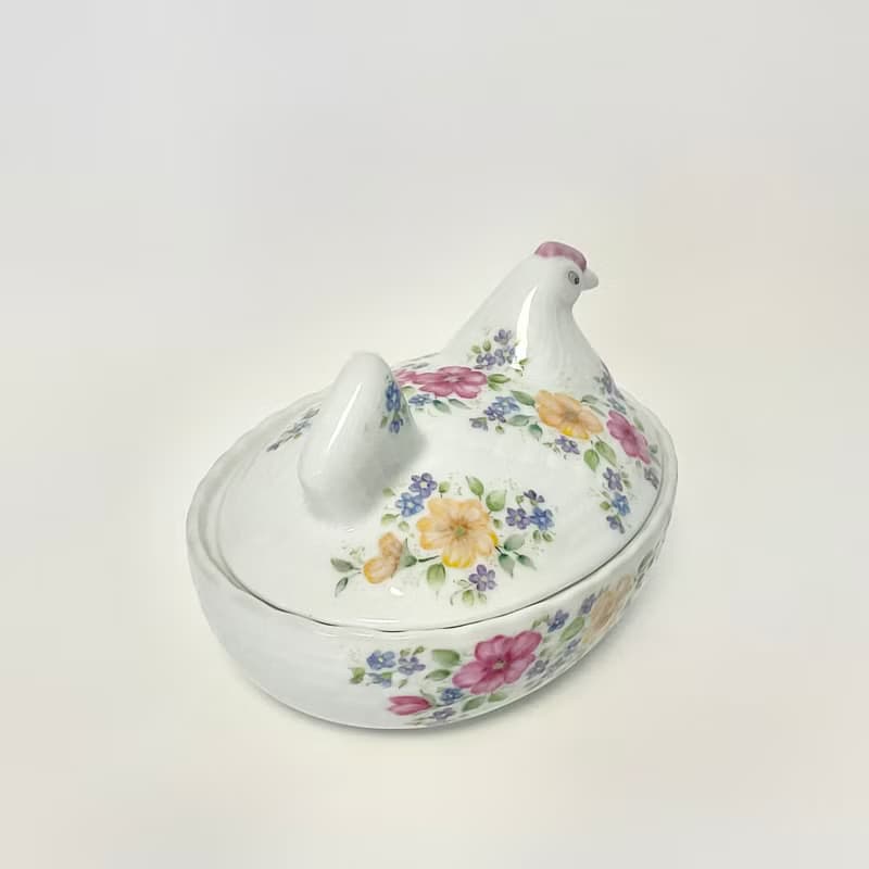 ニワトリの磁器のキッチンジャー