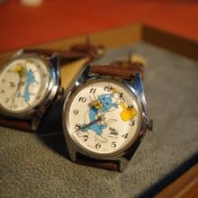 ( Rare )90's Tom & Jerry Manual Watch 猫和老鼠上鏈手錶