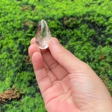 能量擺飾-天然冰透彩虹 紅幽靈雨滴 療癒 快速出貨
