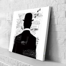 【日本 VisualSonic】藍牙畫布音箱- White Collar