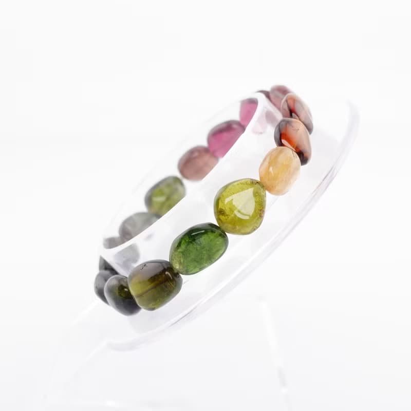 寶麗金珠寶-天然彩色糖果碧璽手鍊