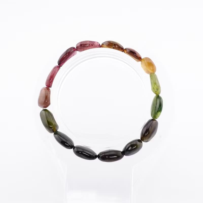 寶麗金珠寶-天然彩色糖果碧璽手鍊